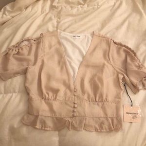 BRAND NEW nude top/blouse